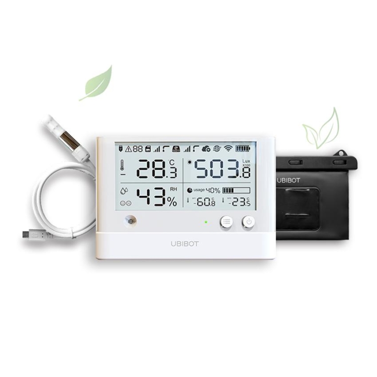 Rejestrator, etui i sonda zewnętrzna T+RH