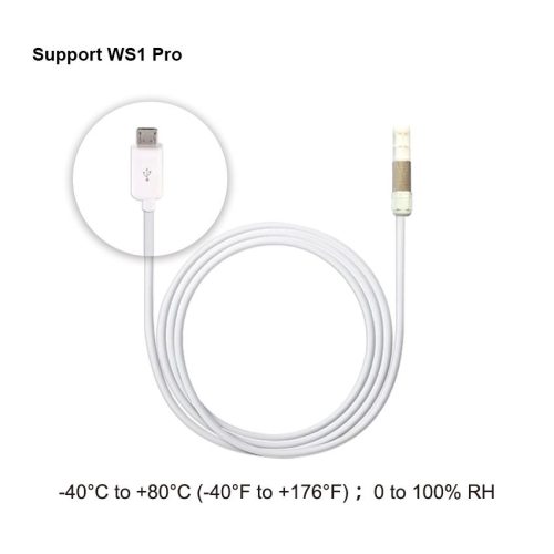 Czujnik temperatury i wilgotności TH30S-B z wtykiem micro-USB do WS1-Pro