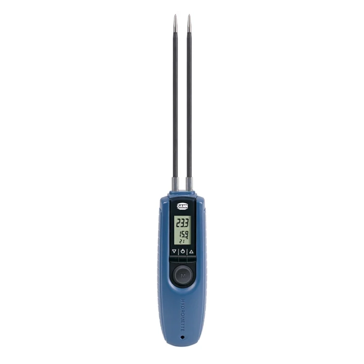 Gann Compact Bi 175 - Elektrody do pomiaru wilgotności zamontowane na mierniku