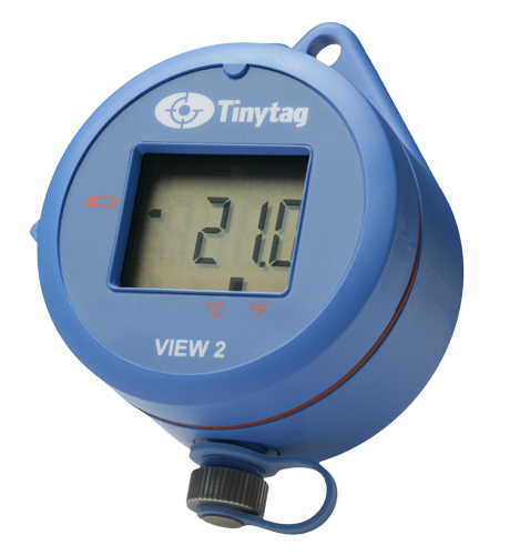 Tinytag View 2 TV-4050 – rejestrator temperatury z wyświetlaczem LCD i wbudowanym czujnikiem