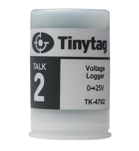 Tinytag Talk 2 TK-4702-PK - rejestrator napięcia 0-25 V DC - widok z przodu
