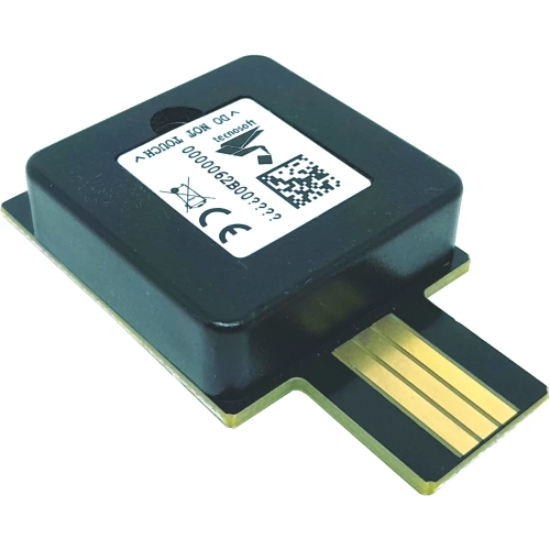 Tecnosoft HumiStick TS03HS - miniaturowy rejestrator temperatury i wilgotności ze złączem USB, widok z góry