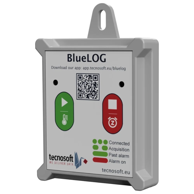 BlueLOG XP TS01BLXP – obudowa z przyciskami start i stop oraz diodami stanu
