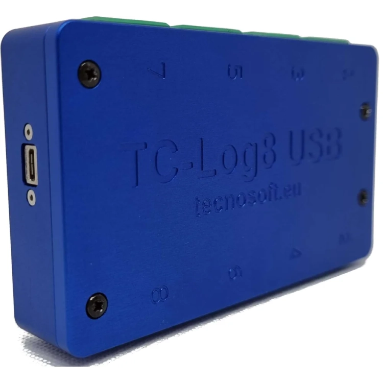 Tecnosoft TC-Log 8 USB – 8-kanałowy rejestrator termopar z USB - TS18TCL8U