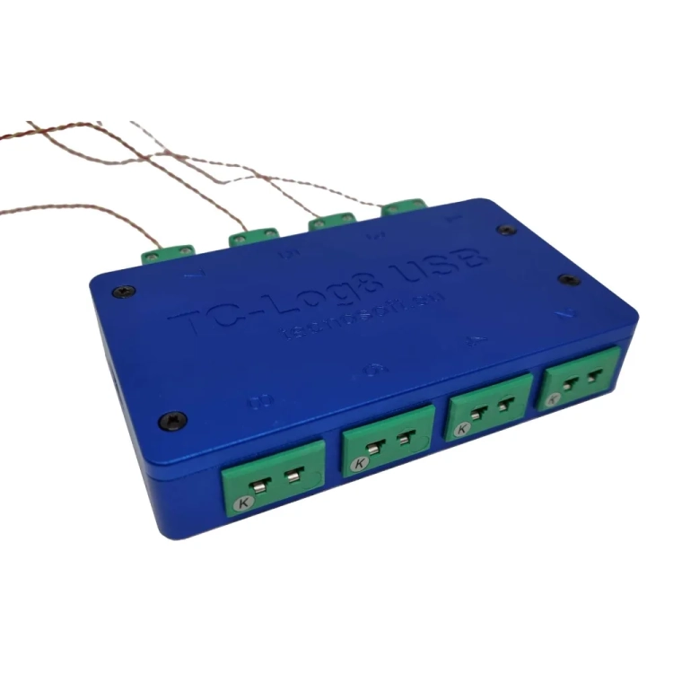 Tecnosoft TC-Log 8 USB – 8-kanałowy rejestrator termopar z USB - TS18TCL8UK