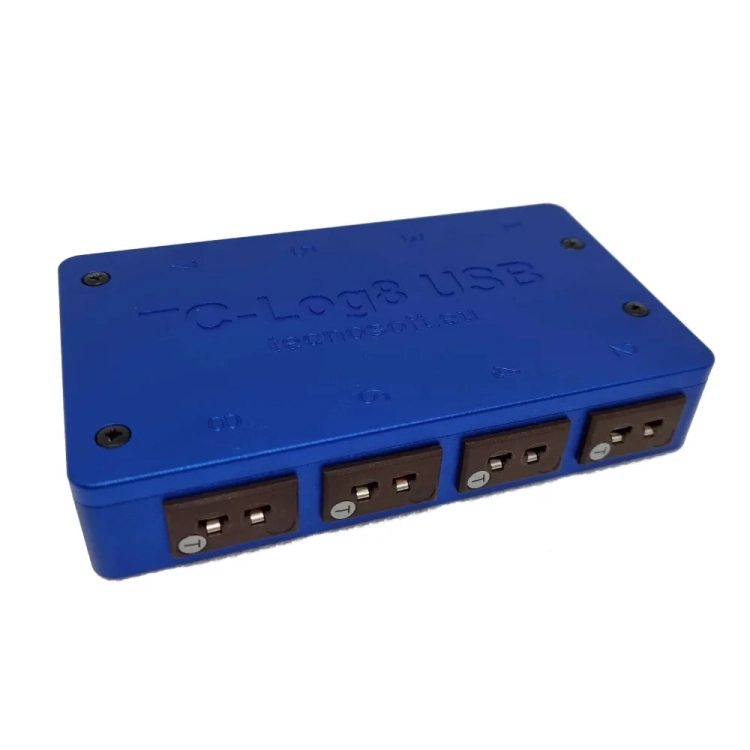 Tecnosoft TC-Log 8 USB – 8-kanałowy rejestrator termopar z USB - TS18TCL8UT