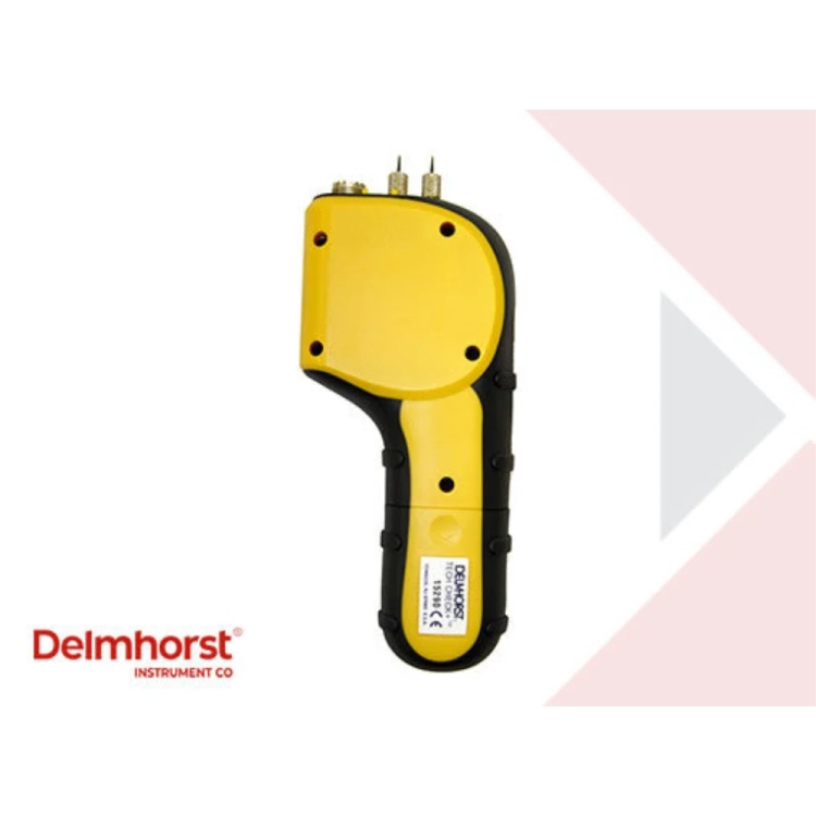 Delmhorst TechCheck Plus – miernik wilgotności 2 w 1 szpilkowy i bezinwazyjny, tył
