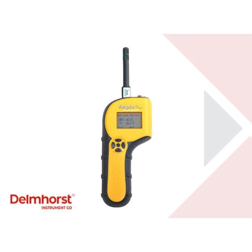 Delmhorst-QuickNav-miernik-wilgotnosci-3-w-1-z-termohigrometrem-i-skanerem, przód