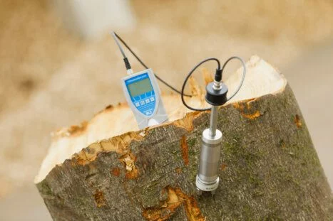 Schaller humimeter BL2 – uniwersalny wilgotnościomierz do biomasy i drewna - pomiar