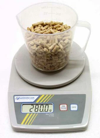 Schaller humimeter BP1 – wilgotnościomierz do pelletu drzewnego i specjalnego - ważenie