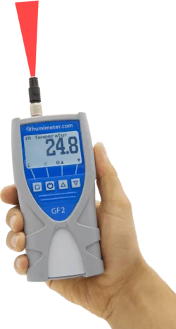 Schaller humimeter GF2 – nieniszczący wilgotnościomierz do jastrychu i betonu - pomiar podczerwień