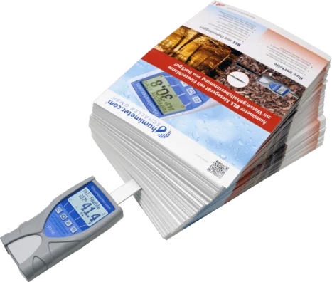 Schaller humimeter RH6 – wilgotnościomierz papieru z pomiarem zawartości wody w stosie papieru