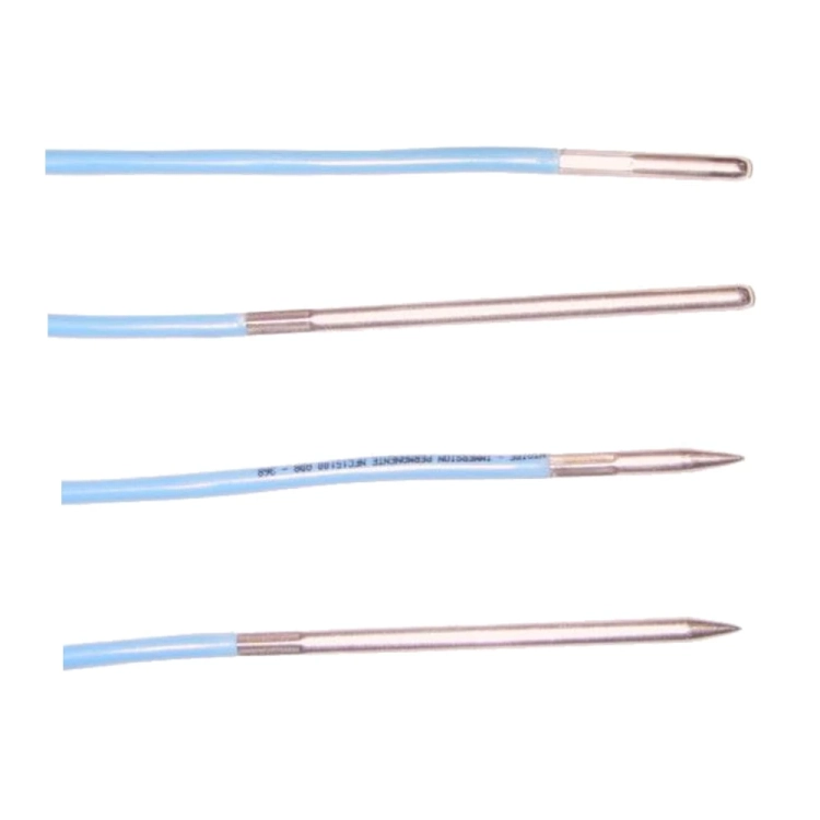 Tecnosoft TempStick Probe TS01TSPBU - cztery warianty końcówki sondy: zaokrąglona 3 cm i 8 cm, ostra 3 cm i 8 cm