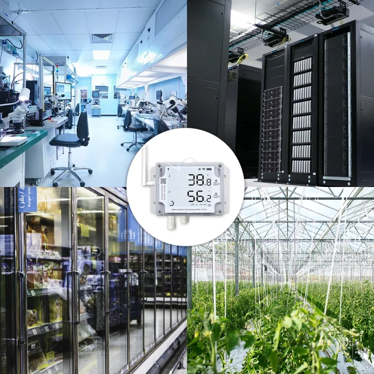 UbiBot GS1-AETH1RS w serwerowni, magazynie i szklarni