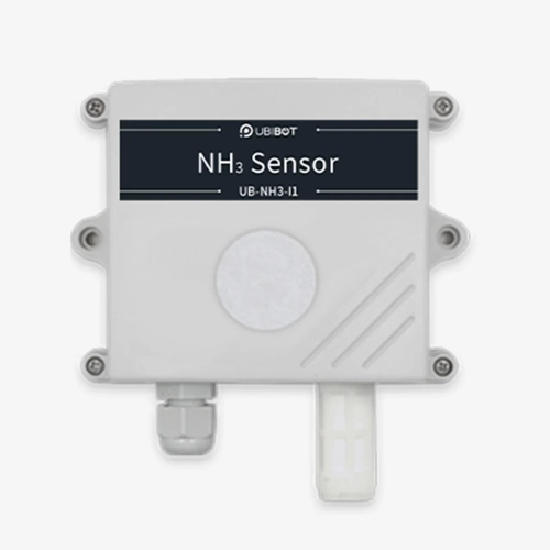Sonda amoniaku UbiBot UB-NH3-I1 - obudowa naścienna z dławnicą przewodu i osłoniętym elementem pomiarowym