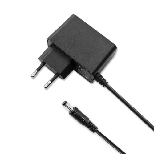 Zasilacz wtyczkowy 12 V 1 A z wtyczką europejską i wtykiem DC 5,5 × 2,1 mm - równoważny zamiennik zasilacza UbiBot PA-GS1 do rejestratorów GS1 i GS2