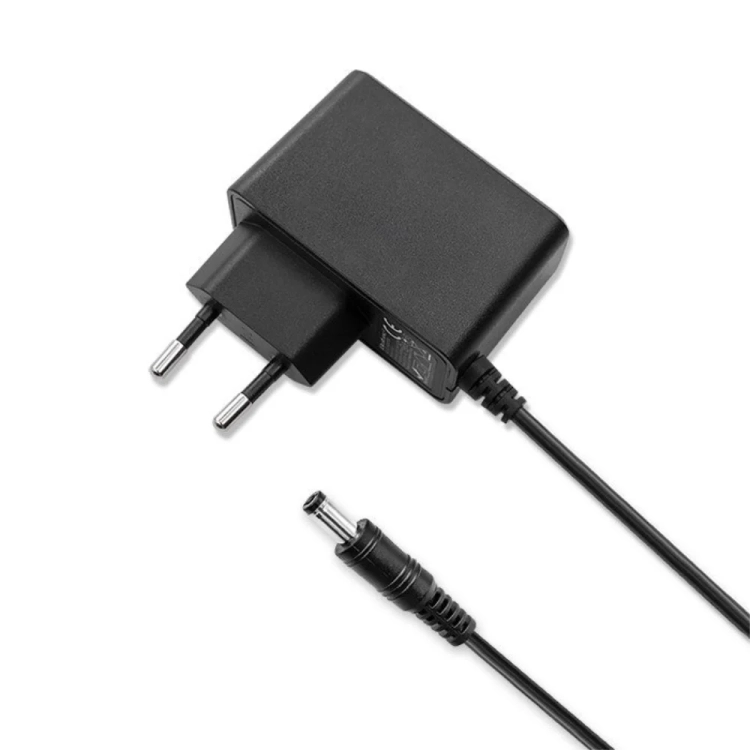 Zasilacz wtyczkowy 12 V 1 A z wtyczką europejską i wtykiem DC 5,5 × 2,1 mm - równoważny zamiennik zasilacza UbiBot PA-GS1 do rejestratorów GS1 i GS2
