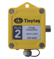 Tinytag Plus 2 TGP-4205 - wodoodporny rejestrator temperatury do sond PT1000 - widok z przodu