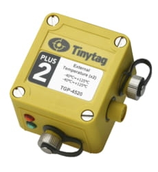 Tinytag Plus 2 TGP-4520 - dwukanałowy rejestrator temperatury IP68 na dwie sondy - widok z boku