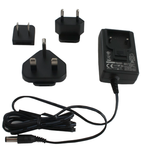 Tinytag ACS-0005 – zapasowy zasilacz sieciowy (mains power adaptor) z wtyczkami UK i EU do rejestratorów Tinytag
