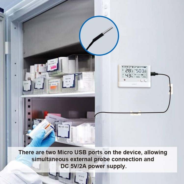 2 x port dla sondy zewnętrznej