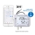 UbiBot GS1-AETH1RS z sondą zewnętrzną, ekranem i aplikacją w telefonie - łączność WiFi 2,4 GHz i Ethernet RJ45