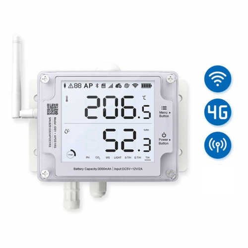 UbiBot GS1-AL4G1RS z anteną - łączność WiFi i 4G LTE z kartą SIM