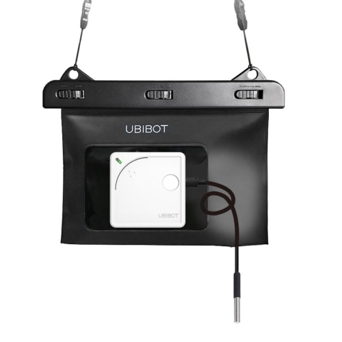 UbiBot WS1 zestaw do szklarni - rejestrator w etui IP53 z zawieszką i sondą DS18B20