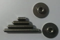 Zestaw mocowania sond wysokotemperaturowych SterilDisk wewnątrz pojemników