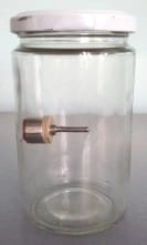 Zestaw mocowania sond wysokotemperaturowych SterilDisk wewnątrz pojemników