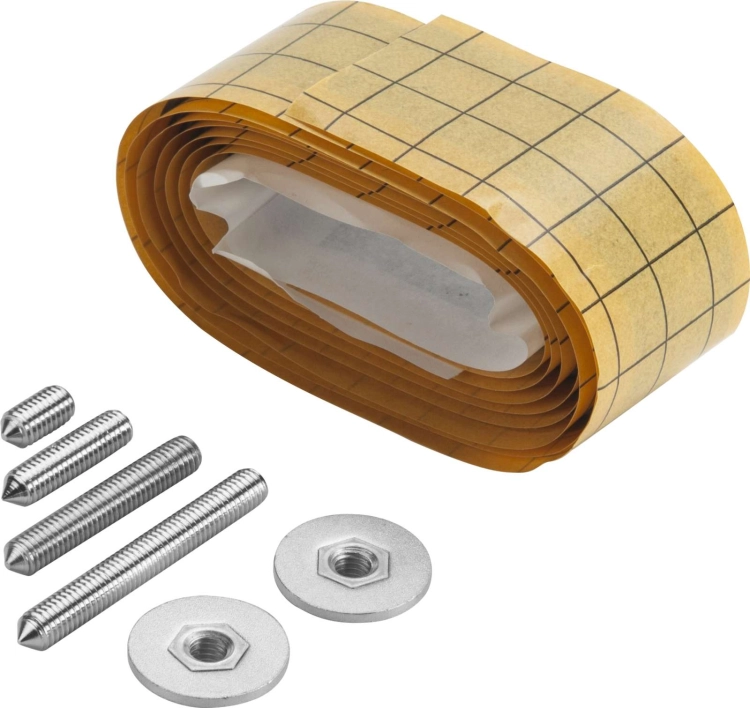 Zestaw mocowania sond wysokotemperaturowych SterilDisk wewnątrz pojemników