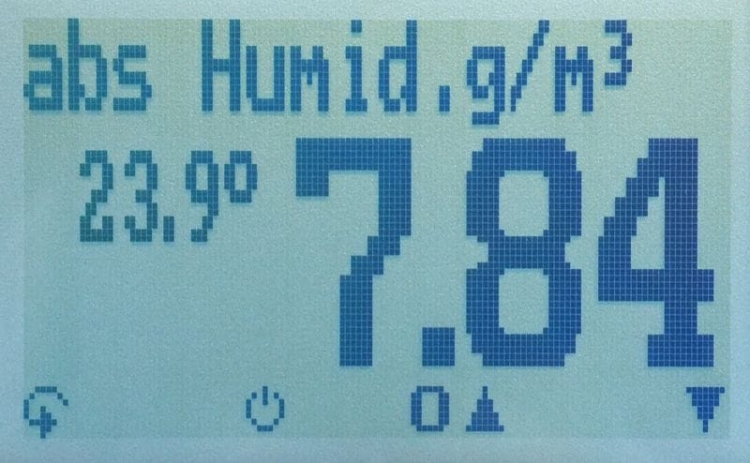 RH2 - ekran pomiaru wilgotności względnej